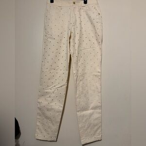 Gianni Versace SS 94’ RUNWAY Eyelet Jeans With Medusa Head Buttons And Studs